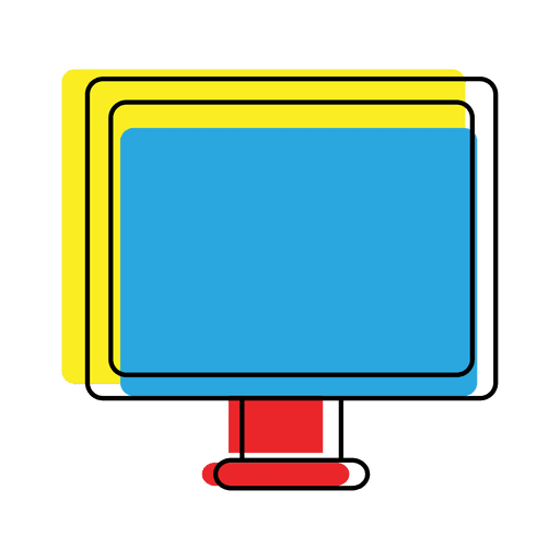 Bright Offset Device Computer Icon