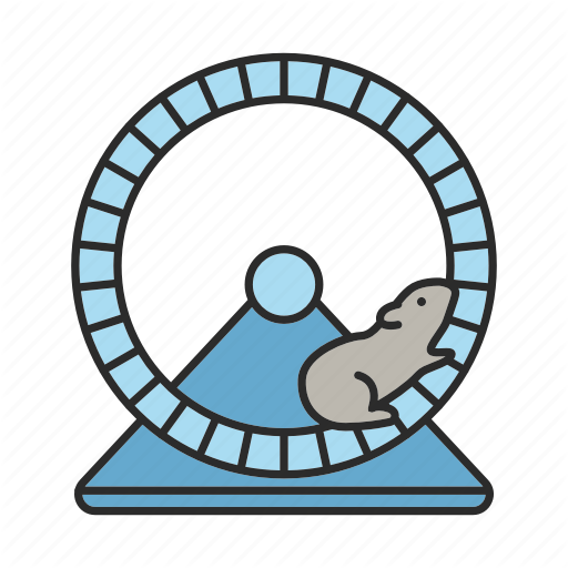 Accessory, Hamster, Pet, Rodent, Run, Spin, Wheel Icon