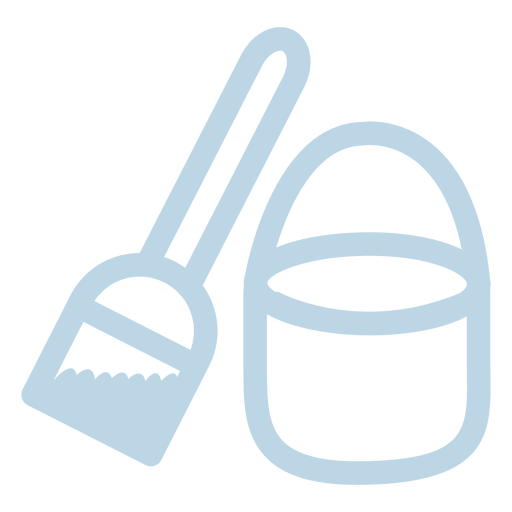 Shovel Bucket Line Icon