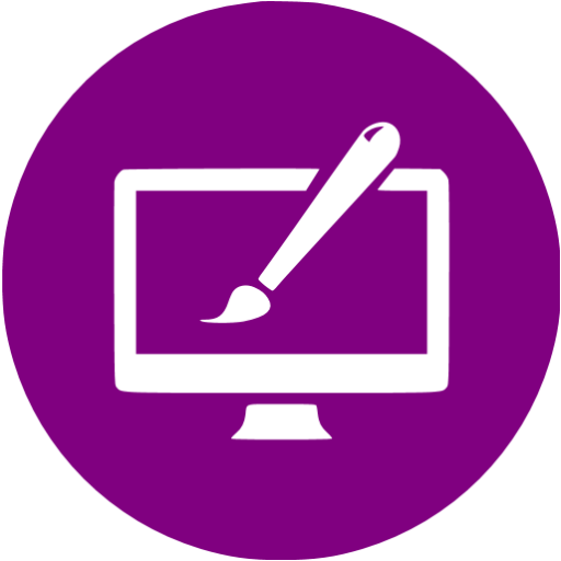 Purple Website Design Icon