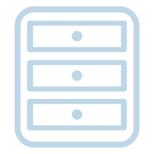 Drawer Cabinet Line Icon