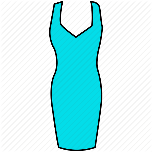 Corporate Lady Dress Icon, Dress, Gown Icon, Hollywood Style Dress