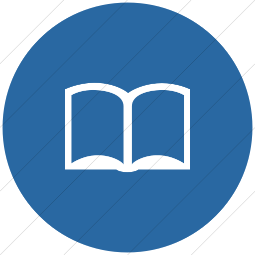 Flat Circle White On Blue Ocha Humanitarians Cluster