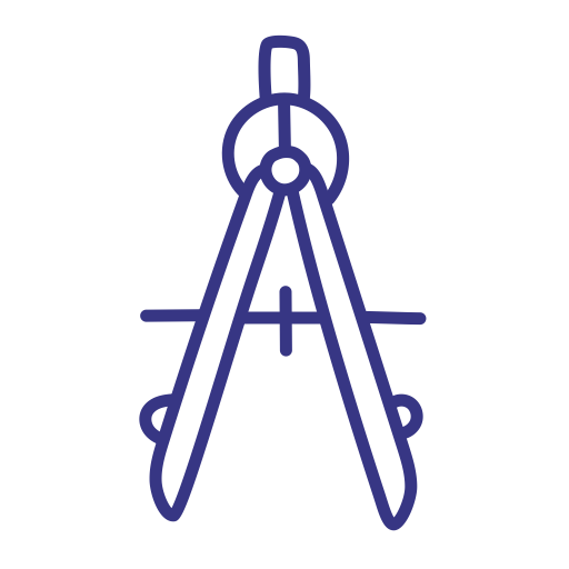 Engineering, Drawing, Compass, Architecture Icon