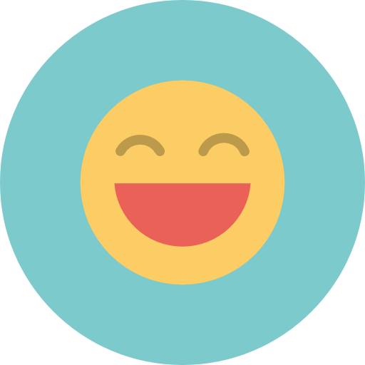 Big, Smile, Smiley, Face, Emoticon Icon Free Of Flat Retro