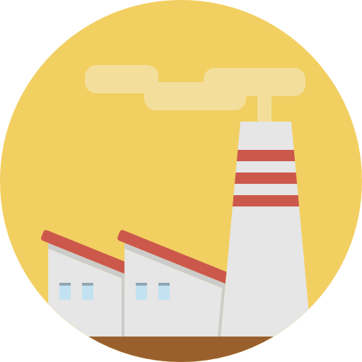 Factory Icon Buildings Pixel Perfect