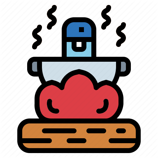 Cauldron, Cook, Fire, Fireplace Icon