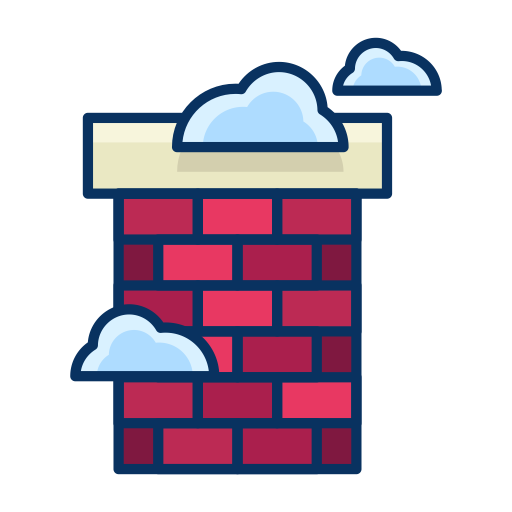 Chimney, House, Cloud, Real Estate, Fireplace Icon