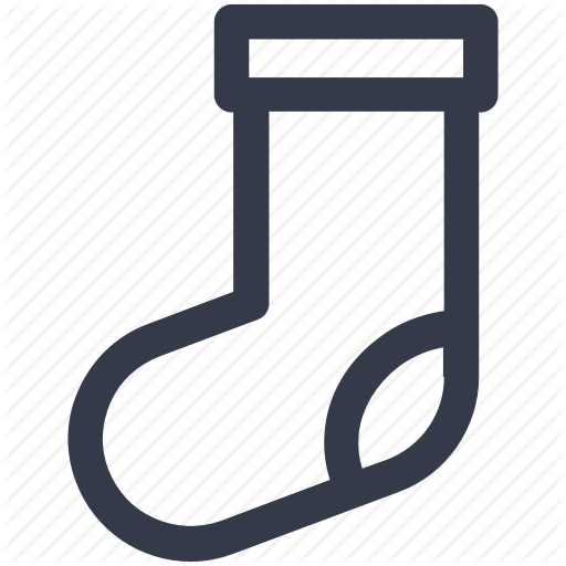 Christmas, Clothes, Clothing, Cold, Fireplace, Sock, Winter Icon Icon