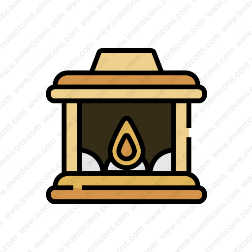 Download Fireplace Icon Inventicons