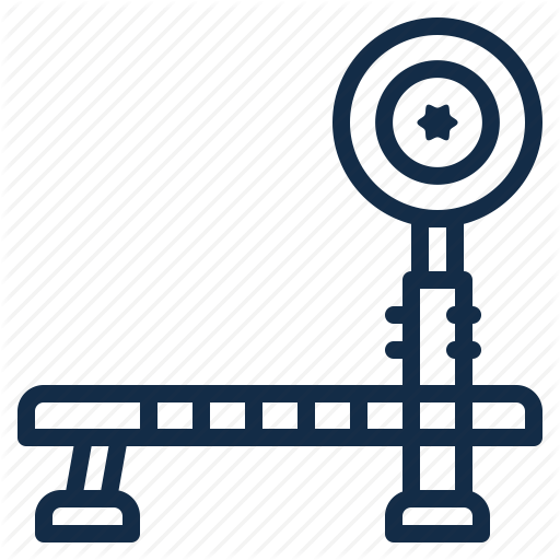 Barbell, Bench, Equipment, Fitness, Gym, Sport, Workout Icon