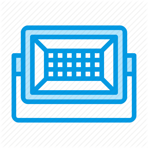 Interior, L Light, Spotlight Icon