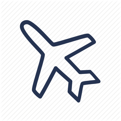 Airplane, Hand Drawn, Plane, Travel Icon