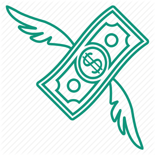 Cash, Currency, Money, Money Fly, Salary Icon