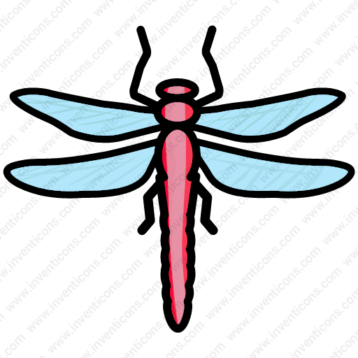 Download Bug,creature,dragonfly,insect,fly Icon Inventicons