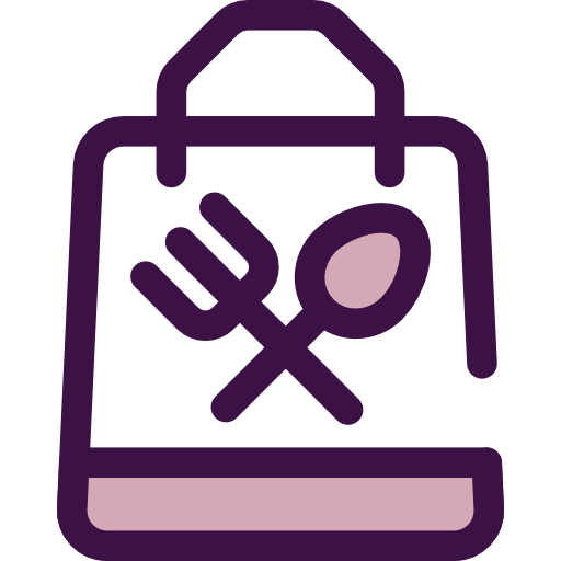 Food And Restaurant, Food, Bag, Delivery, Restaurant, Take Away Icon