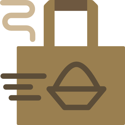 Restaurant, Food, Delivery, Take Away, Food And Restaurant, Bag Icon