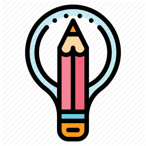 Creativity, Idea, Pencil, Think Icon