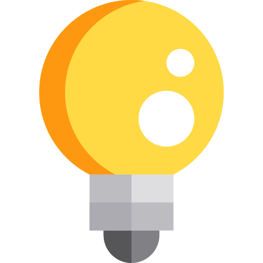 Light Bulb Creativity Png Icon