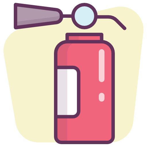 Construction, Protection, Fire Extinguisher Icon Free