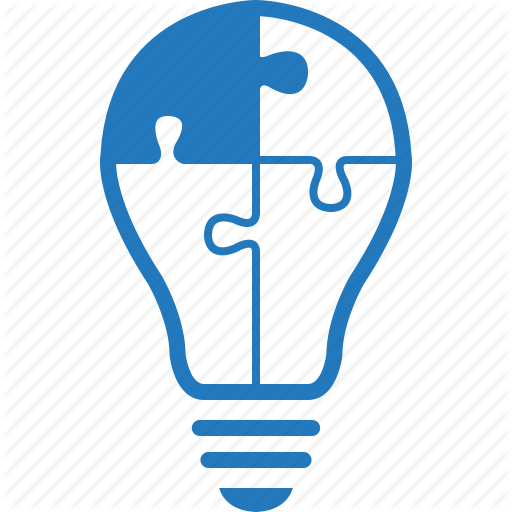 Idea, Implementation, Skill, Solution, Strategy Icon