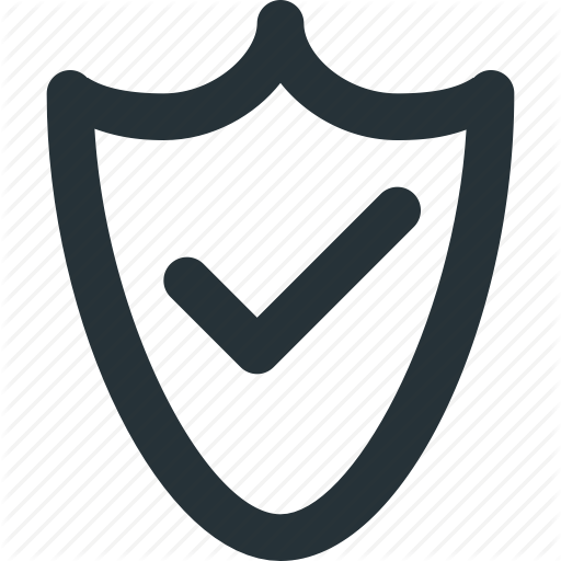 Badge, Checked, Safety, Security, Trust Icon