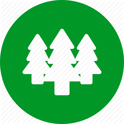Forest, Hiking, Nature, Trees Icon