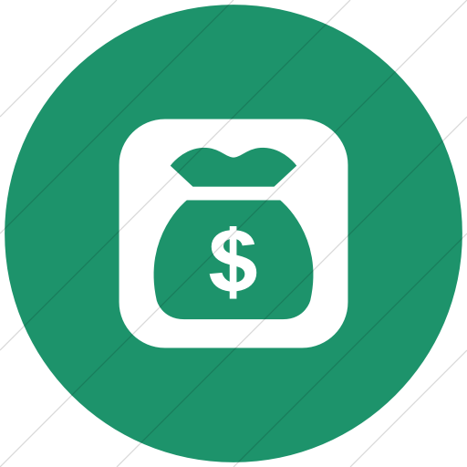 Flat Circle White On Aqua Ocha Humanitarians Inverse