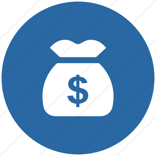 Flat Circle White On Blue Ocha Humanitarians Activity