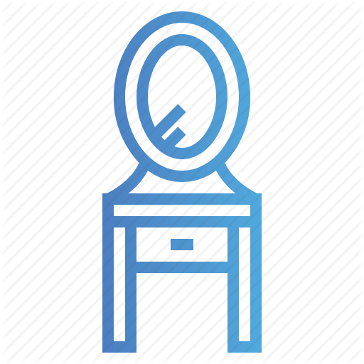Dressing, Furniture, Mirror, Table Icon