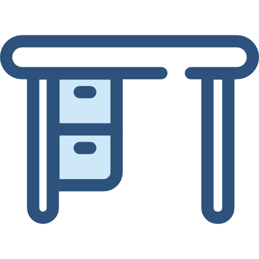Furniture And Household, Chair, Desk Icon
