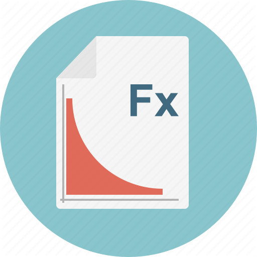 Formula, Function, Fx, Graph, Math, Study, Value Icon