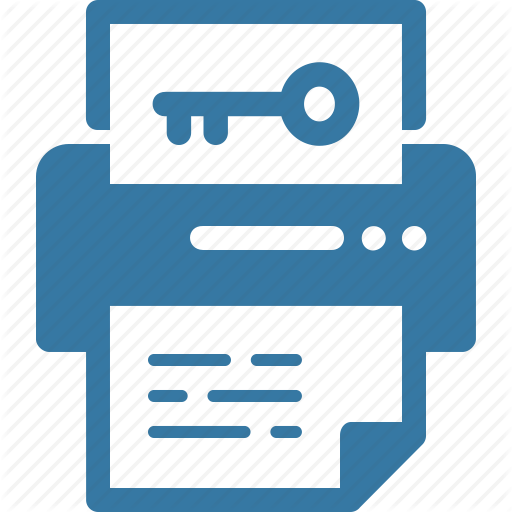Keyword Generator, Printer Icon