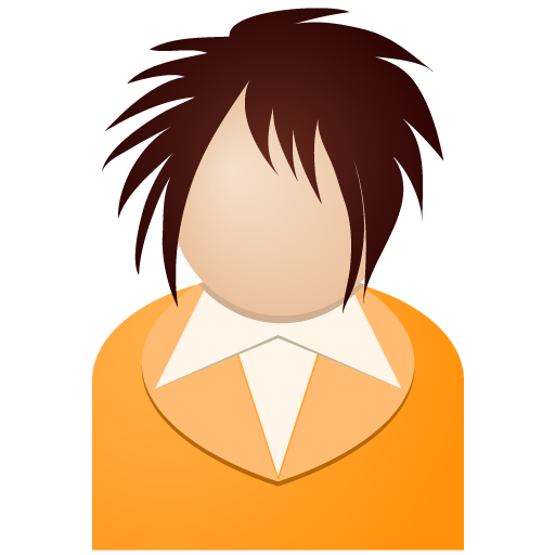 Orange Girl Icon People Iconset Dapino