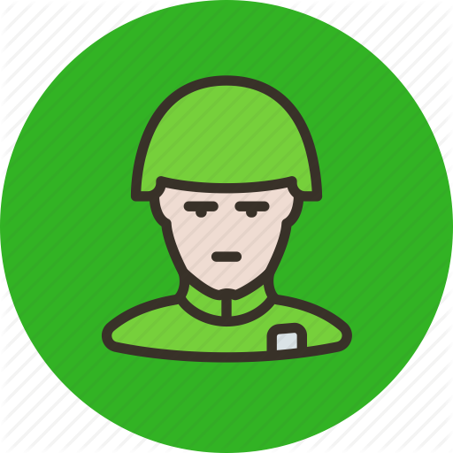 Avatar, Helmet, Human, Retro, Soldier Icon