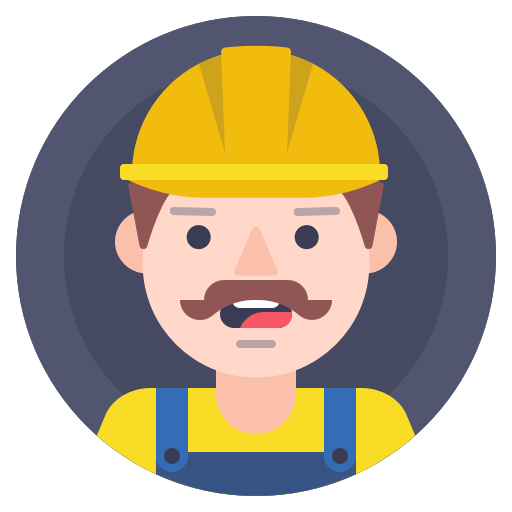 Builder, Helmet, Worker Icon