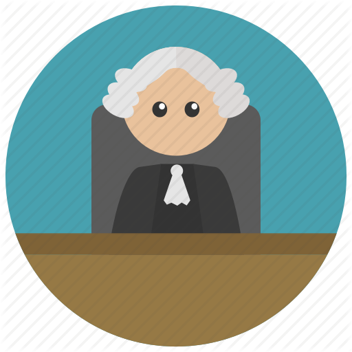 Bench, Court, Court Room, Courtroom, Judge, Law, Wig Icon