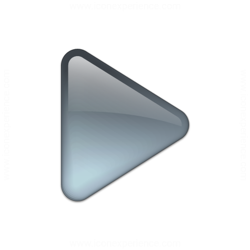 Iconexperience V Collection Bullet Triangle Glass Grey Icon