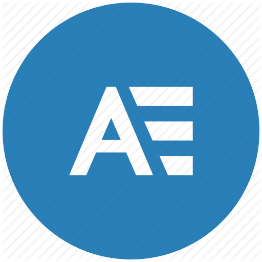 A, Address, Book, Glossary, Letter, Round Icon