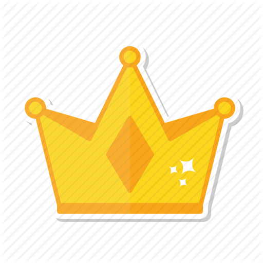 Crown, Gold, King, Queen Icon