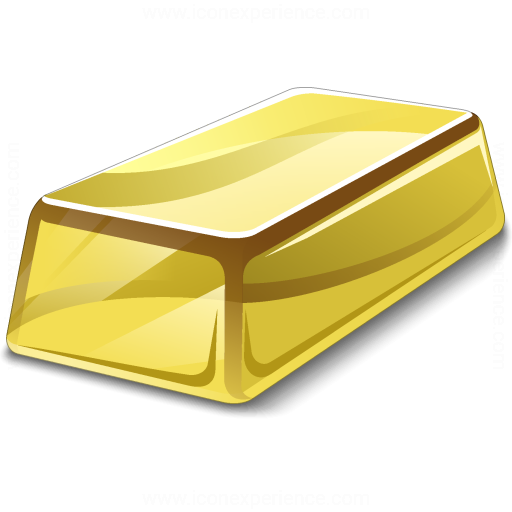 Iconexperience V Collection Gold Bar Icon