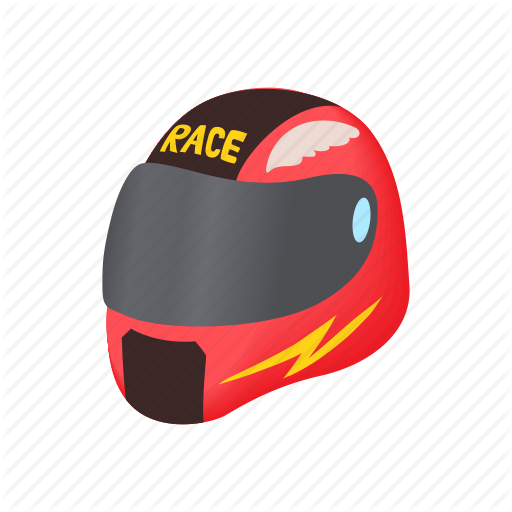 Bike, Cartoon, Helmet, Protection, Racing, Safety, Sport Icon