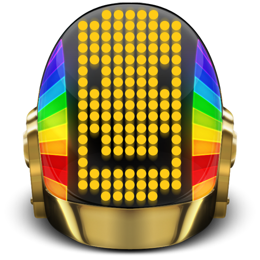 Punk, Daft, Helmet Icon