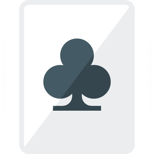 Iconexperience G Collection Playing Card Clubs Icon