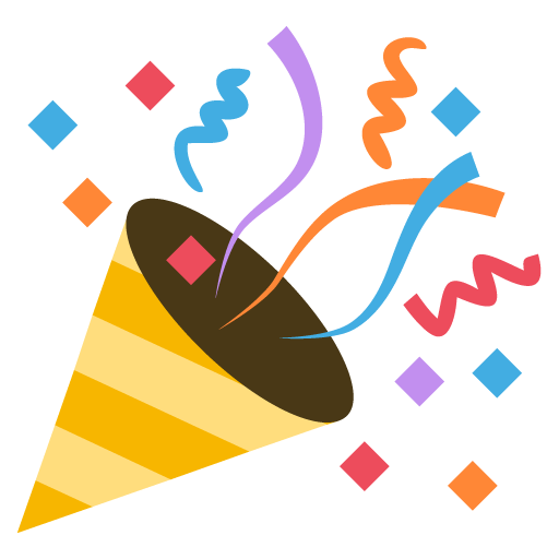 Party Popper Emoji Icon Vector Free Download Vector Logos Art