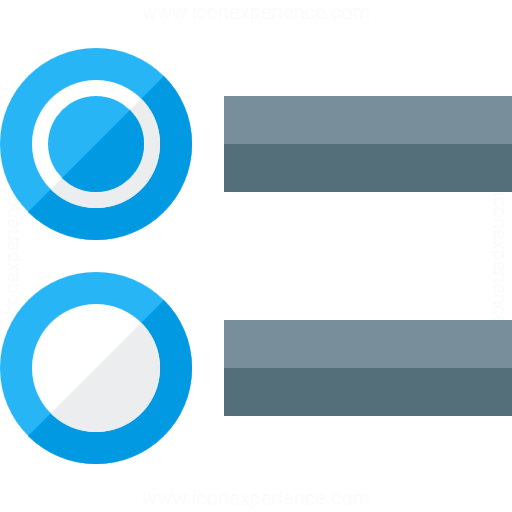 Iconexperience G Collection Radio Button Group Icon