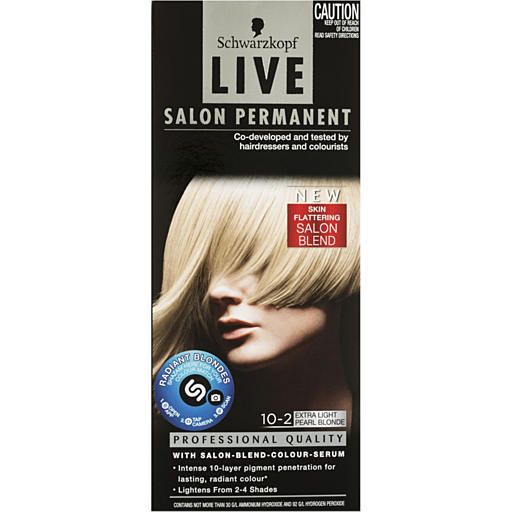 Schwarzkopf Live Hair Colour Salon Permanent Extra Light Pearl