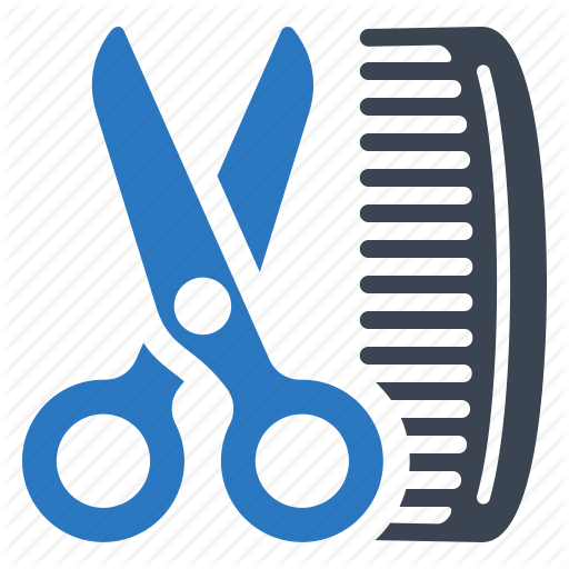Barber, Beauty Salon, Comb, Hair Salon, Scissors Icon