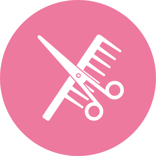 Hairdressing, Scissors, Hairdresser Icon With Png And Vector