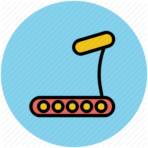 Exercise, Fitness, Gym, Gym Equipment, Running Machine, Treadmill Icon